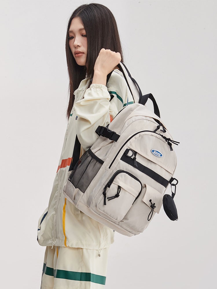 Schoolbag Female College Students Japanese Senior High School Schoolbag Original Junior High School White Computer Backpack Male - Image 4