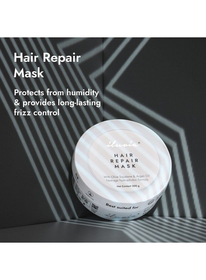 iluvia Hydrophobic Hair Repair Mask (Humidityresistant Antifrizz Hair Mask Restores The Hair’S Moisture Balance Repairs Dry Brittle Chemically Treated Hair) 200G - Image 4
