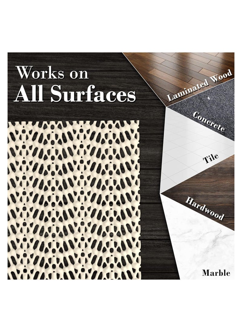 Generic - Anti Slip Rug Gripper 200x200cm Large Non Slip Mat (1 Pack)- Anti Slip Rug Underlay, Rug Grippers for Laminate Floor - Rug Anti Slip Underlay, Multipurpose Anti Slip Mat - Image 1