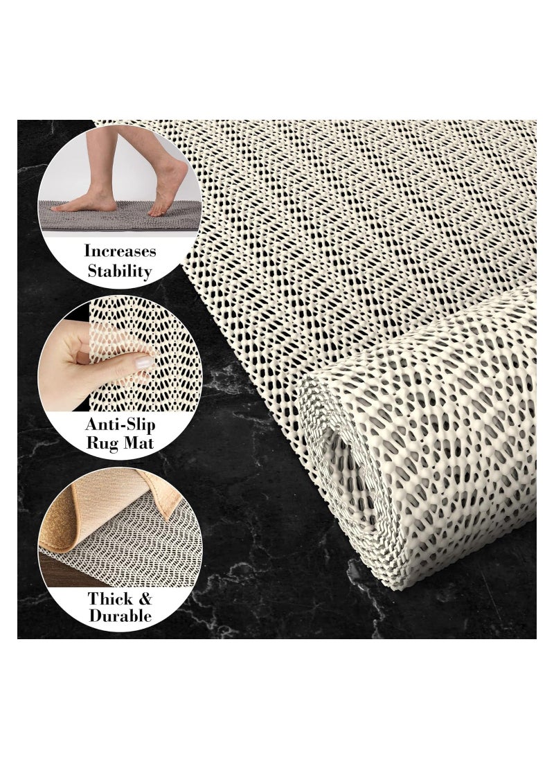 Generic - Anti Slip Rug Gripper 200x200cm Large Non Slip Mat (1 Pack)- Anti Slip Rug Underlay, Rug Grippers for Laminate Floor - Rug Anti Slip Underlay, Multipurpose Anti Slip Mat - Image 1
