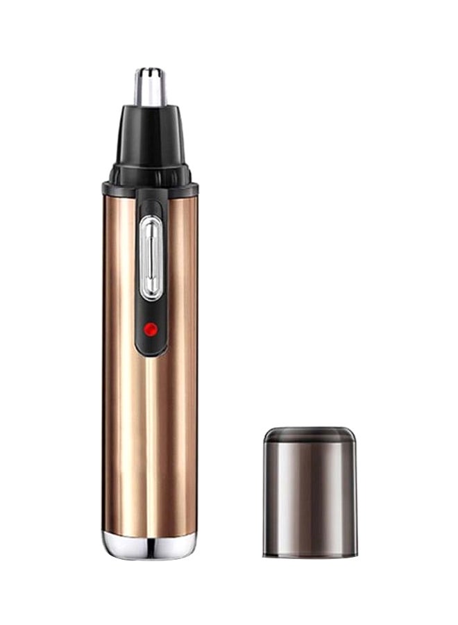 Rechargeable Nose Hair Trimmer Brown/Black/Silver 13x2.2cm - Image 1