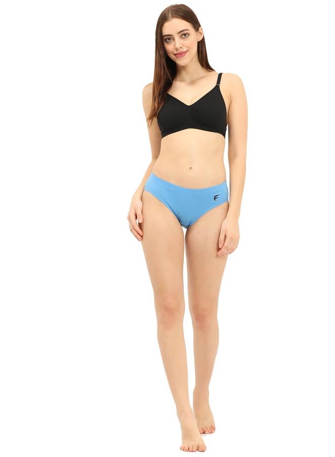 Envie Pack of 3 - Logo Detail Cotton Mid Briefs - Image 3