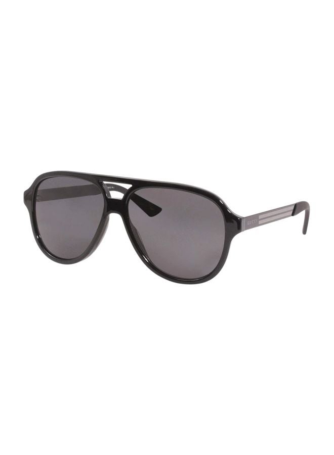 GUCCI Men's Aviator Sunglasses with Grey lenses GG0688S 001 59mm - Image 1
