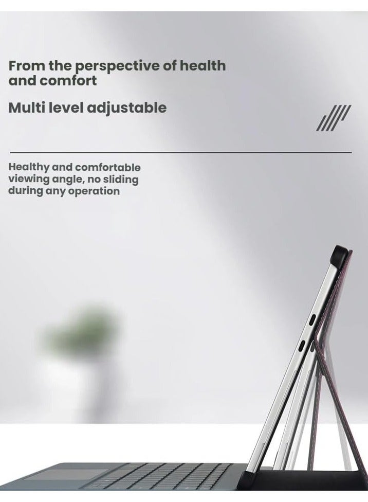 general Compatible with Microsoft Surface Pro 12-inch 2025 Tablet Protective Case, Sleeve Pouch Cover Stand PU Leather Hard Shell for Surface Pro 12 - Image 2