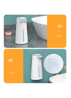 Arabest Automatic Foaming Soap Dispenser, 2 Level 13.5oz/400ML Adjustable Hand Soap Dispenser Wall Mount, Rechargeable Sensor Hand Sanitizer Dispenser, Touchless Dish Foam Soap Dispenser for Bathroom Kitchen  - Image 2