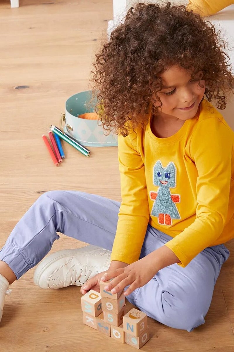 Tchibo Kids Girl Pull,on Pants, Lavender - Image 1