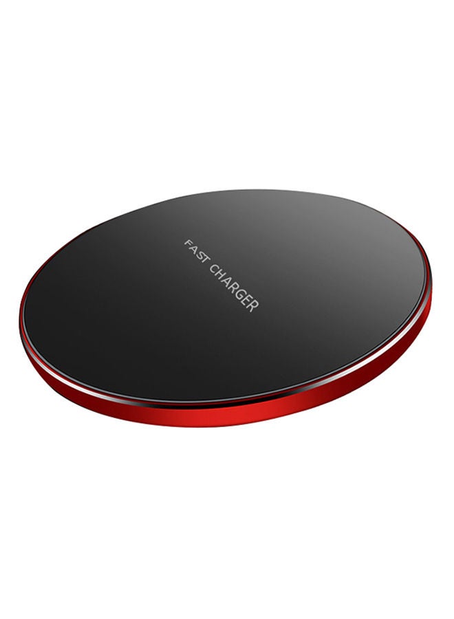 Loquat Wireless Power Charger Pad With Indicator Red/Black