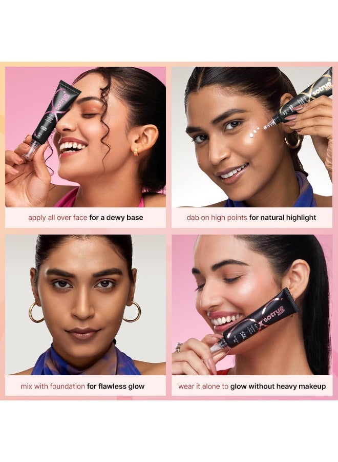 So True Sotrue Strobe Cream, Set of 3, Rose Gold, Pink and Gold, 30g Each, Illuminating Makeup Primer and Highlighter - Image 4