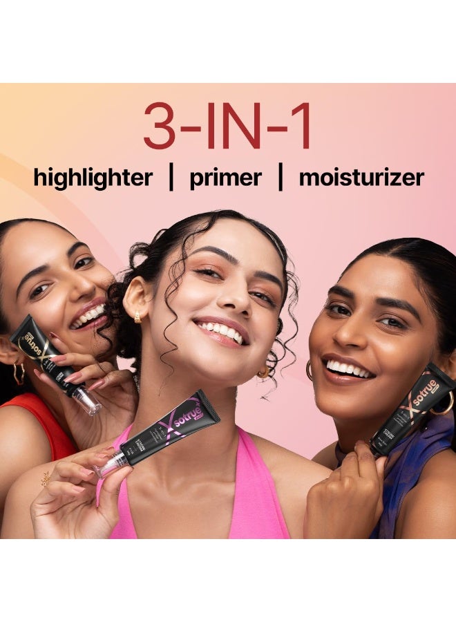 So True Sotrue Strobe Cream, Set of 3, Rose Gold, Pink and Gold, 30g Each, Illuminating Makeup Primer and Highlighter - Image 2