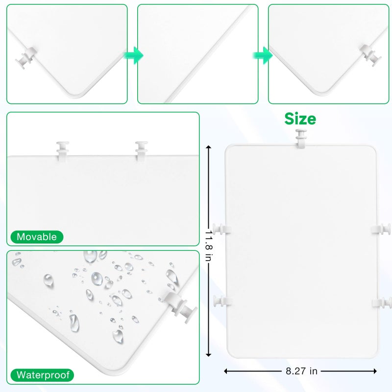 Dgloze 2Pcs Divider Tray For Bogg Bag Accessories For Bogg Bags Compatible With Bogg Bag Original X Large Organizing Bags And Divide Space With Bogg Bag Accessories Inserts (White) - Image 2