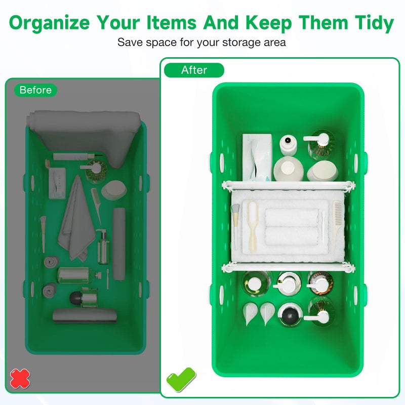 Dgloze 2Pcs Divider Tray For Bogg Bag Accessories For Bogg Bags Compatible With Bogg Bag Original X Large Organizing Bags And Divide Space With Bogg Bag Accessories Inserts (White) - Image 5