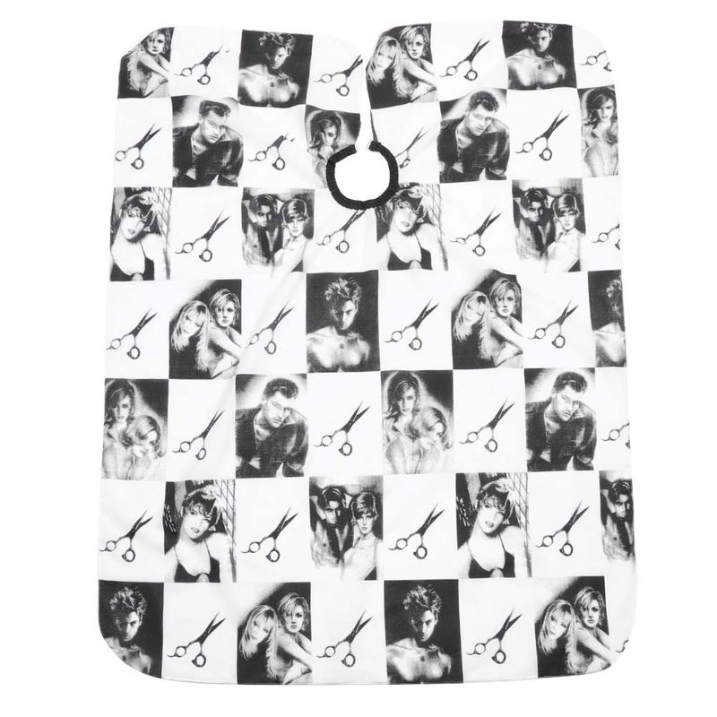 Professional Hairdressing Apron Hair Cutting Dyeing Gown Cape for Home Barber Shop(118 x 143cm) - Image 1