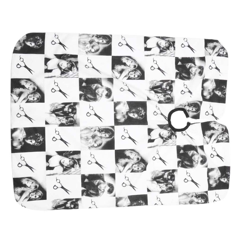 Professional Hairdressing Apron Hair Cutting Dyeing Gown Cape for Home Barber Shop(118 x 143cm) - Image 2