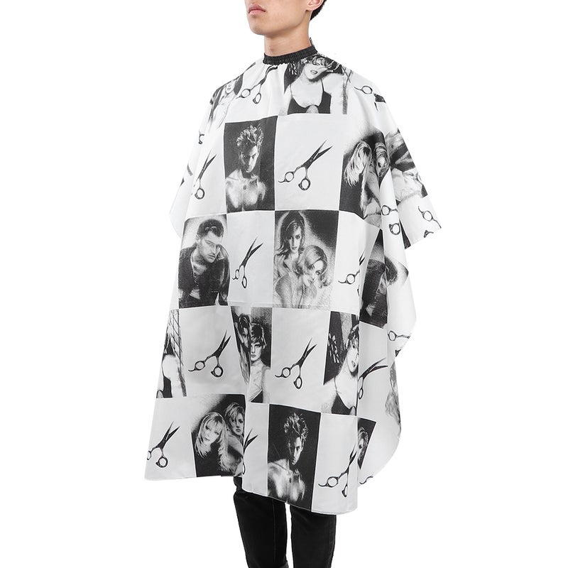 Professional Hairdressing Apron Hair Cutting Dyeing Gown Cape for Home Barber Shop(118 x 143cm) - Image 5