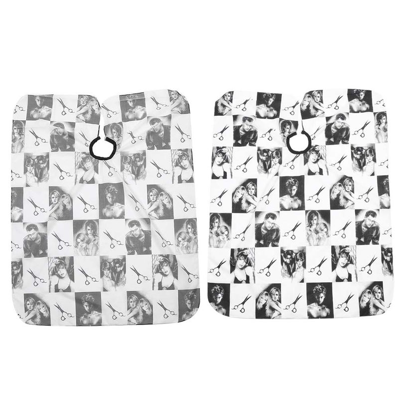 Professional Hairdressing Apron Hair Cutting Dyeing Gown Cape for Home Barber Shop(118 x 143cm) - Image 3