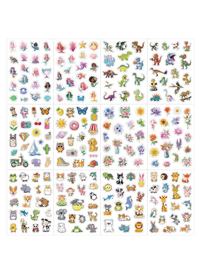 Bluejw New Cartoon Stickers 200 Small Size Waterproof European And American Graffiti Guitar Luggage Cup Stickers - Image 1