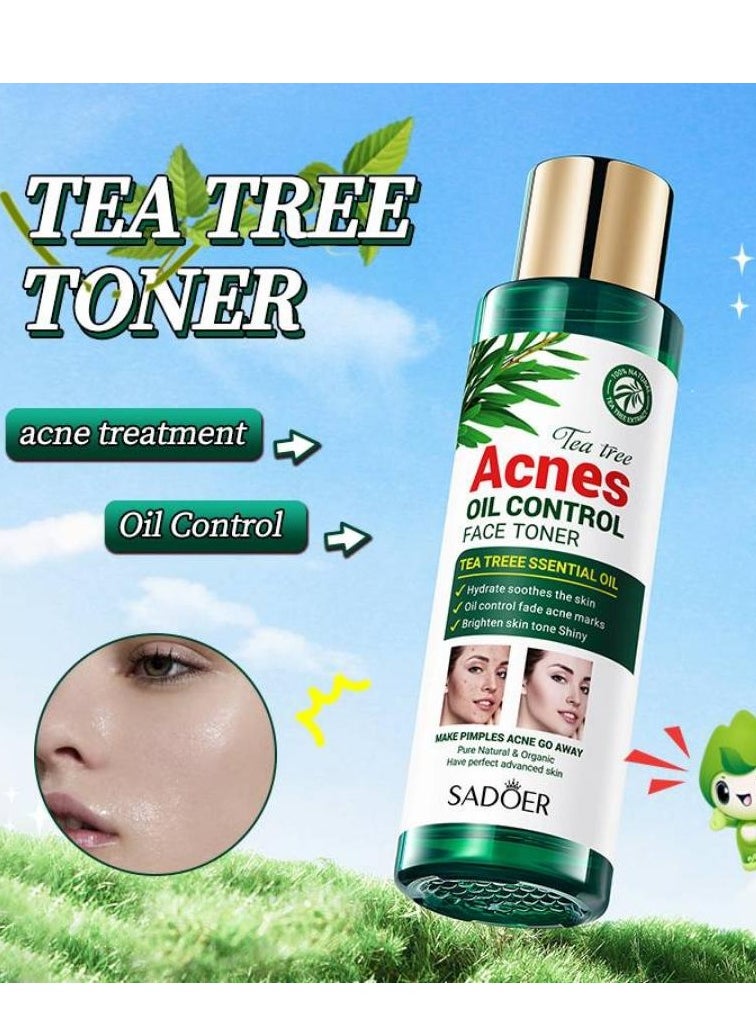 SADOER Tree Acne Oil Control Face Toner Anti-Acne Hydrating Moisturizing Toner 120ml  - Image 2