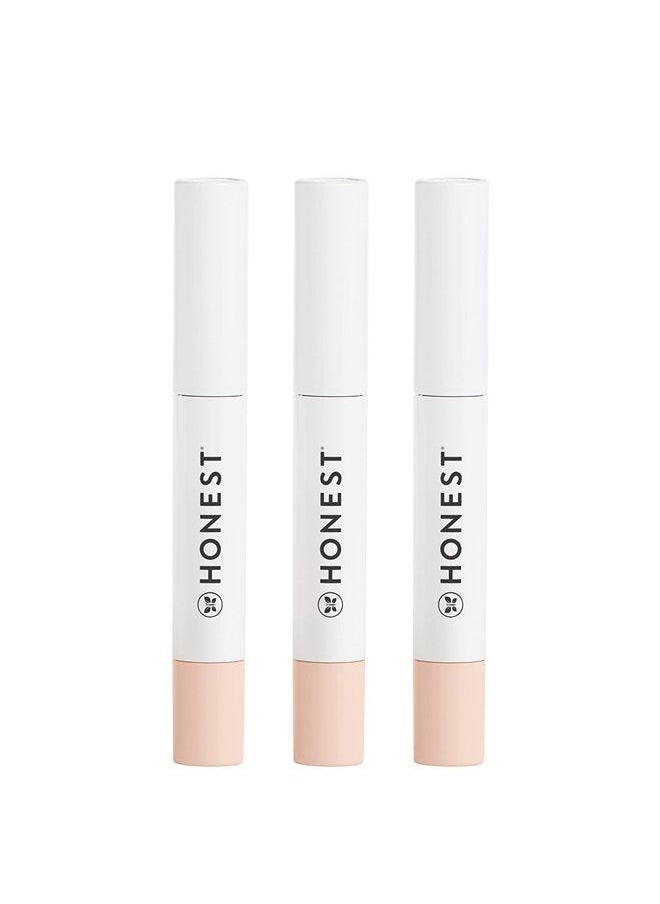 Honest Beauty 2-in-1 Extreme Length Mascara + Lash Primer 3-Pack | Vegan + Cruelty Free | 0.27 fl oz each (pack of 3)  - Image 1