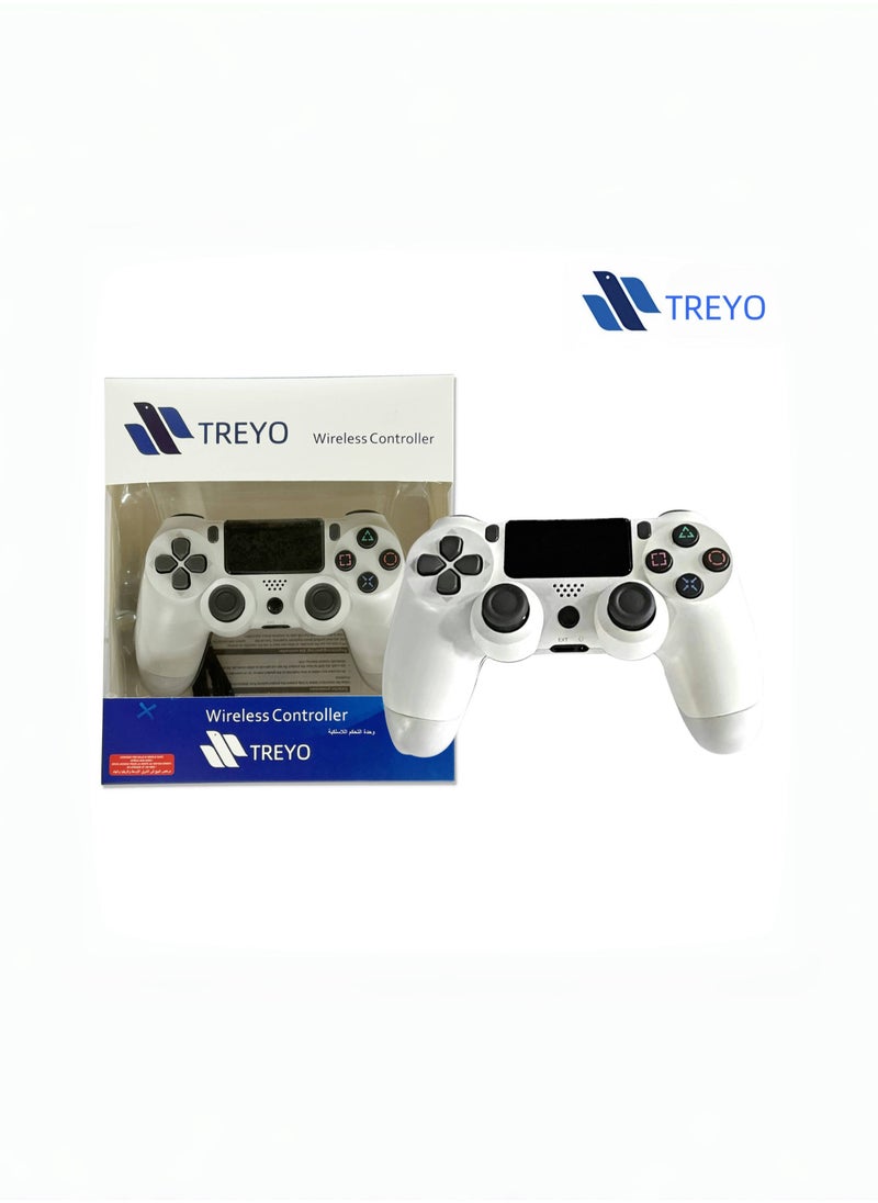 TREYO - Wireless PS4 Controller - Dual Vibration, LED Touch Pad, Audio Function, Compatible with PS4 Pro/Slim/PC, Pro-Level Gaming Experience - Image 1