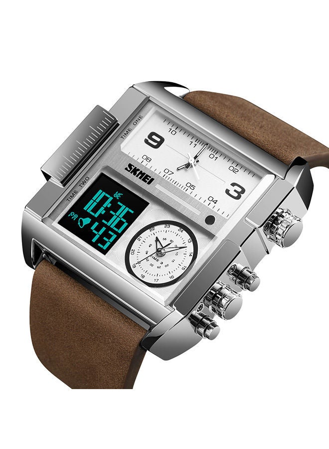 Men's Fashion Sports Quartz Dual Display Digital  Waterproof Watch 1391 - Image 4