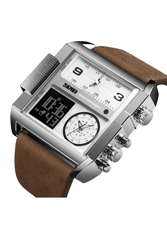 Men's Fashion Sports Quartz Dual Display Digital  Waterproof Watch 1391 - Image 3