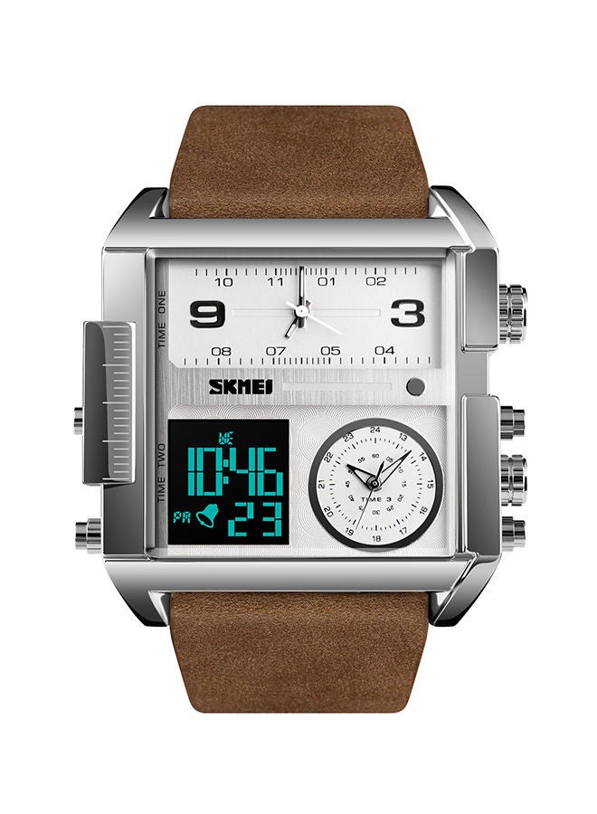 Men's Fashion Sports Quartz Dual Display Digital  Waterproof Watch 1391 - Image 2