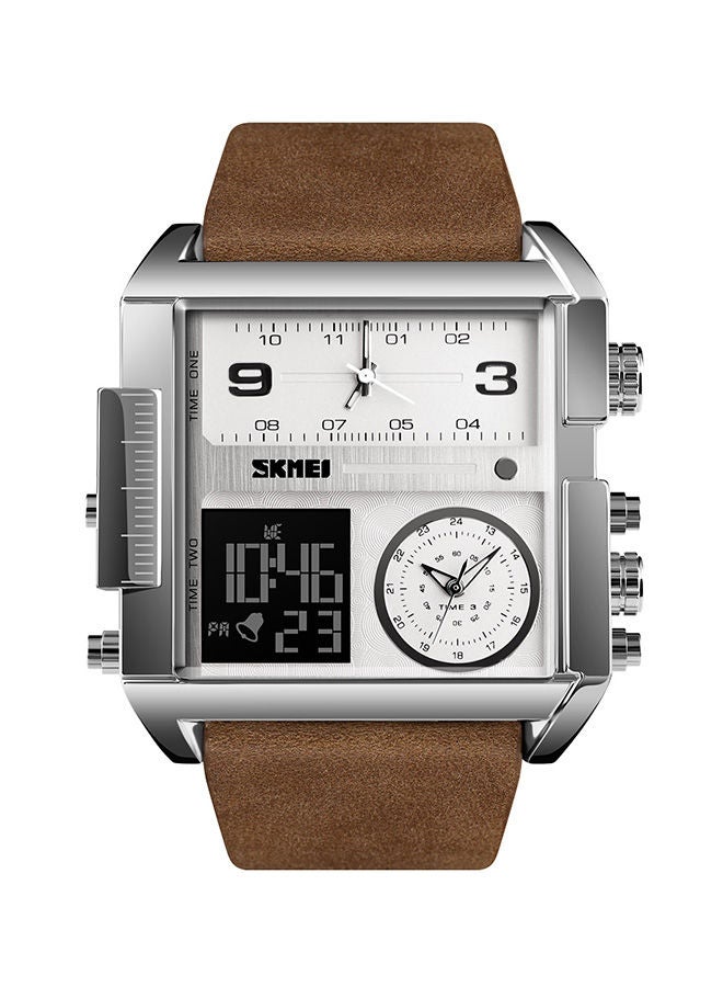 Men's Fashion Sports Quartz Dual Display Digital  Waterproof Watch 1391 - Image 1