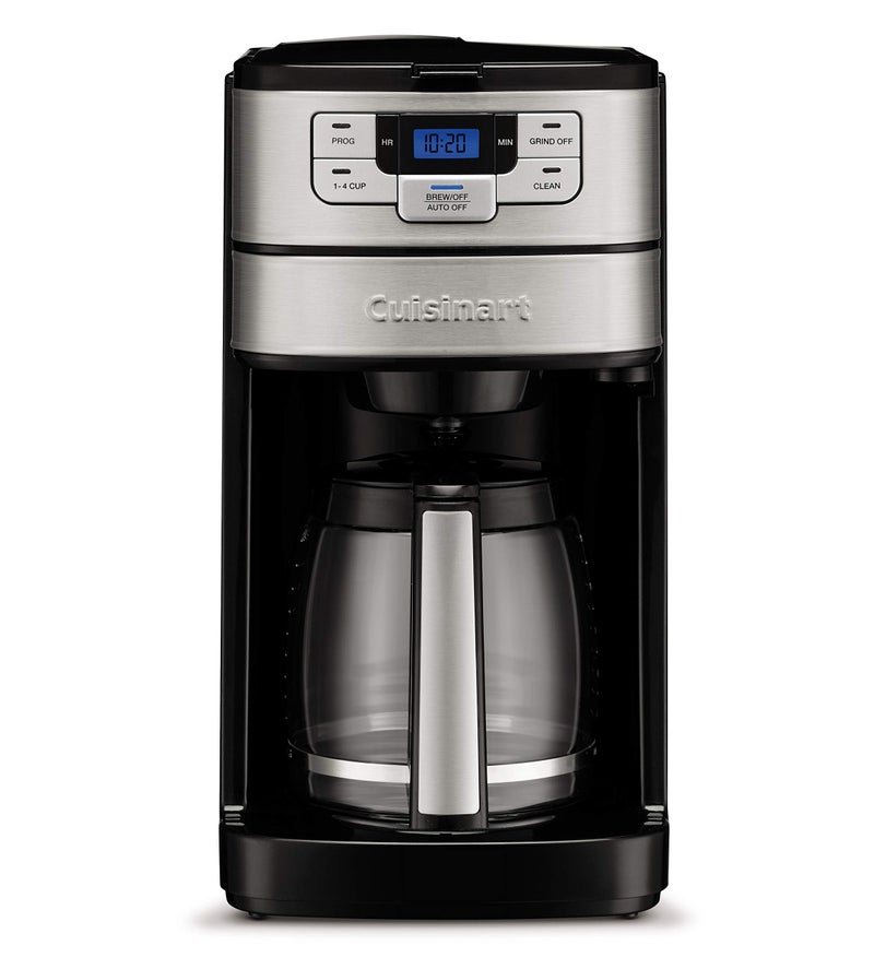 Cuisinart صانعة القهوة كوزينارت DGB-400 أوتوماتيكية الطحن والتحضير 12 كوب مع إعداد 1-4 أكواب وإيقاف التشغيل التلقائي، أسود/فولاذ مقاوم للصدأ - Image 2