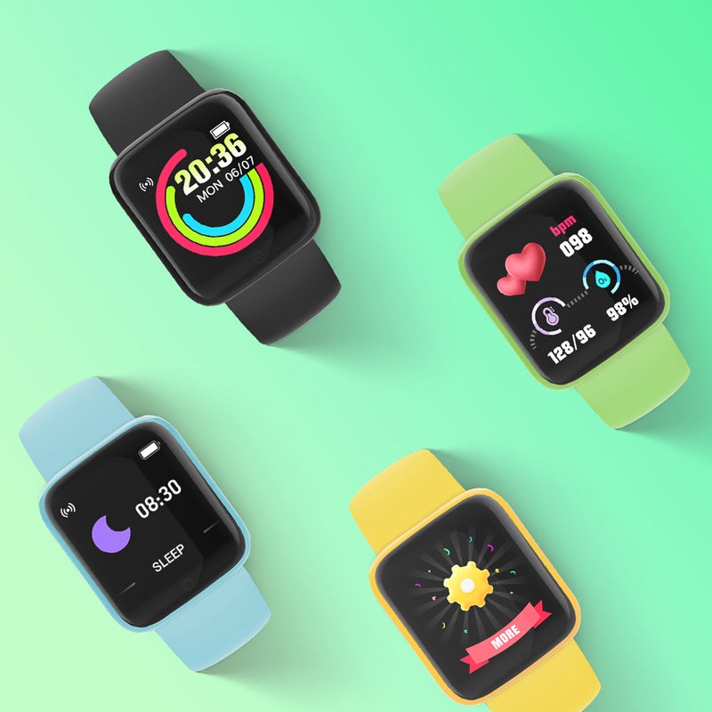 Y68 1.44in Intelligent Watches Heart Rate Monitoring Watch Sports Watches Wristband Waterproof Smartwatch - Image 5