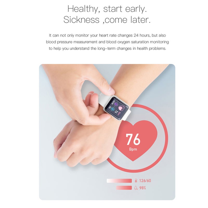 Y68 1.44in Intelligent Watches Heart Rate Monitoring Watch Sports Watches Wristband Waterproof Smartwatch - Image 4