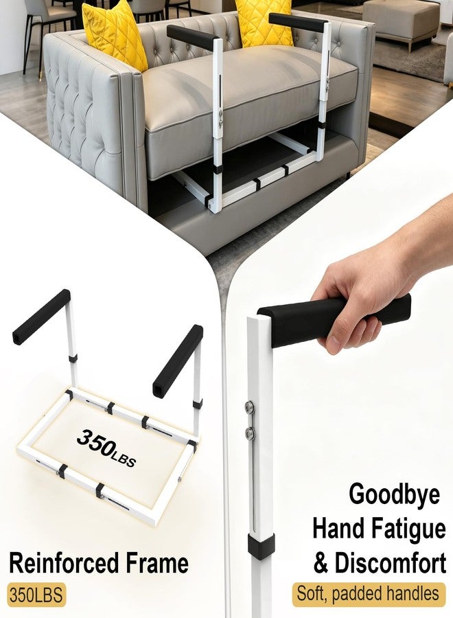 Support Way Stand Assist Rail for Couch, Adjustable Couch & Sofa Standing Support with Extra-Wide Stable Base, Safety Grab Bar for Seniors, Patients, 300lbs Capacity Sitting and Standing Assistance for Home Use - Image 5