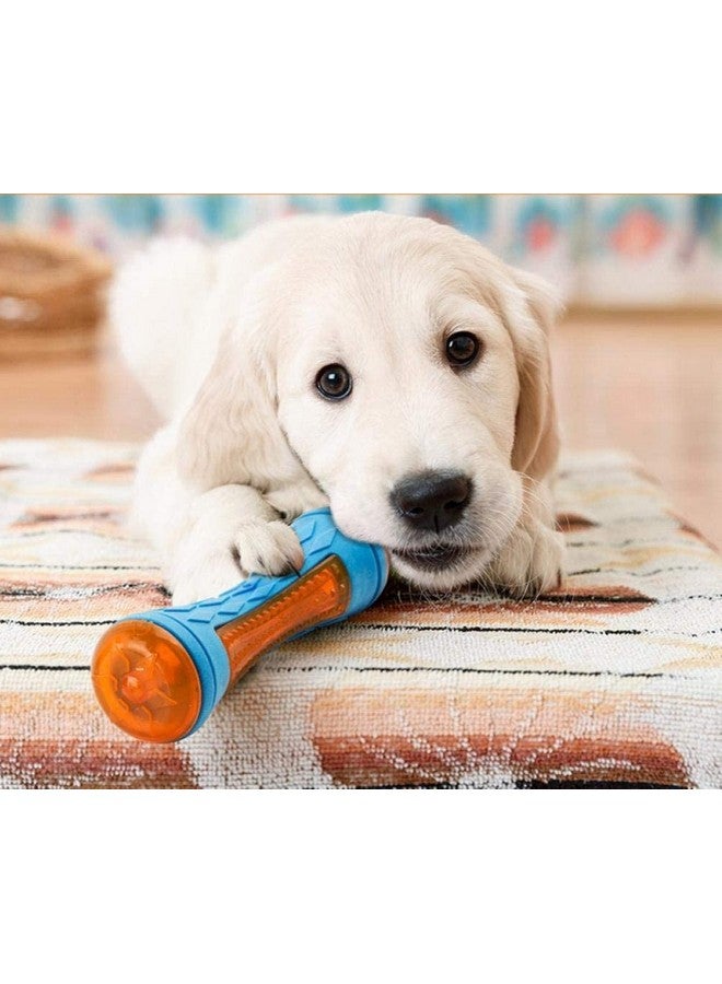 Big Rubber Durable Floating Stick Led With Squeaker Sound Chew Toy Ideal For Chewing And Playing Dogs And Puppies (Multicolor) - Image 1