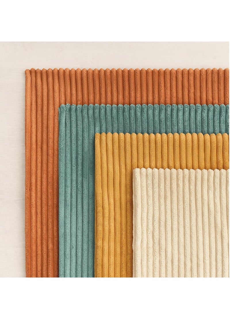 Loquat Decorative Throw Pillow Covers Cushion Cases, Set of 4 Soft Velvet Modern Double-Sided Designs, Mix and Match for Boho Farmhouse Fall Home Decor (45*45cm) - Image 3