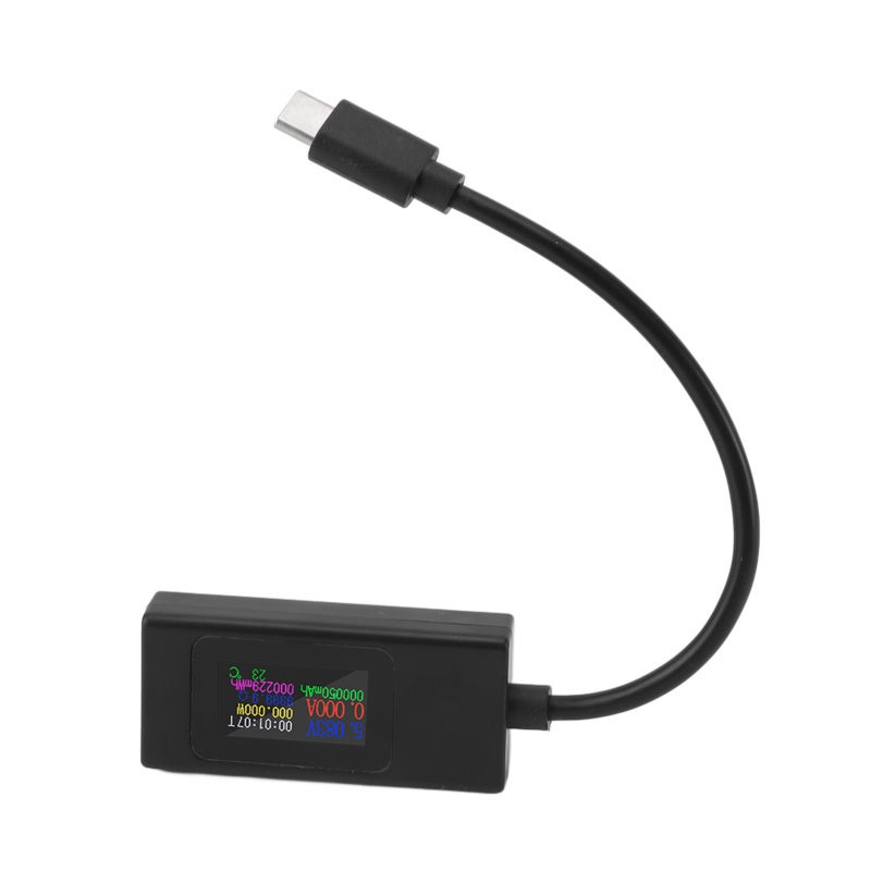 KOWSI Type C USB Tester: 0-6.5A DC4-30V, Bidirectional Testing, Colorful TFT Display - Portable Compact Design, Multi Functional Tester for Smartphones, Tablets, Laptops and Power Banks - Image 3