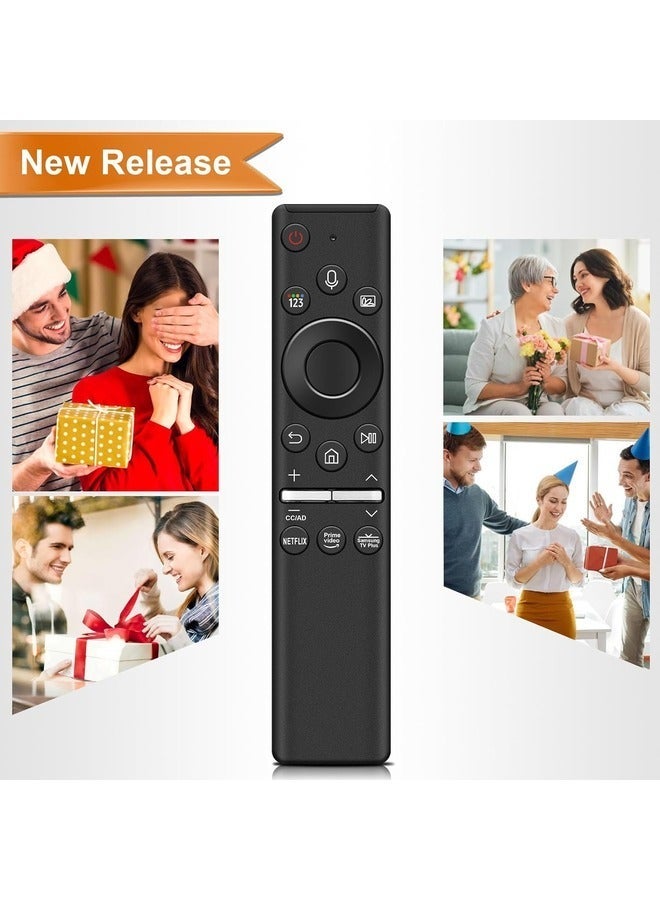 PopZa BN59-01330A Upgraded Voice Remote Control: Universal Compatibility for Samsung Curved, QLED, LED, LCD, 8K & 4K Smart TVs - Image 2