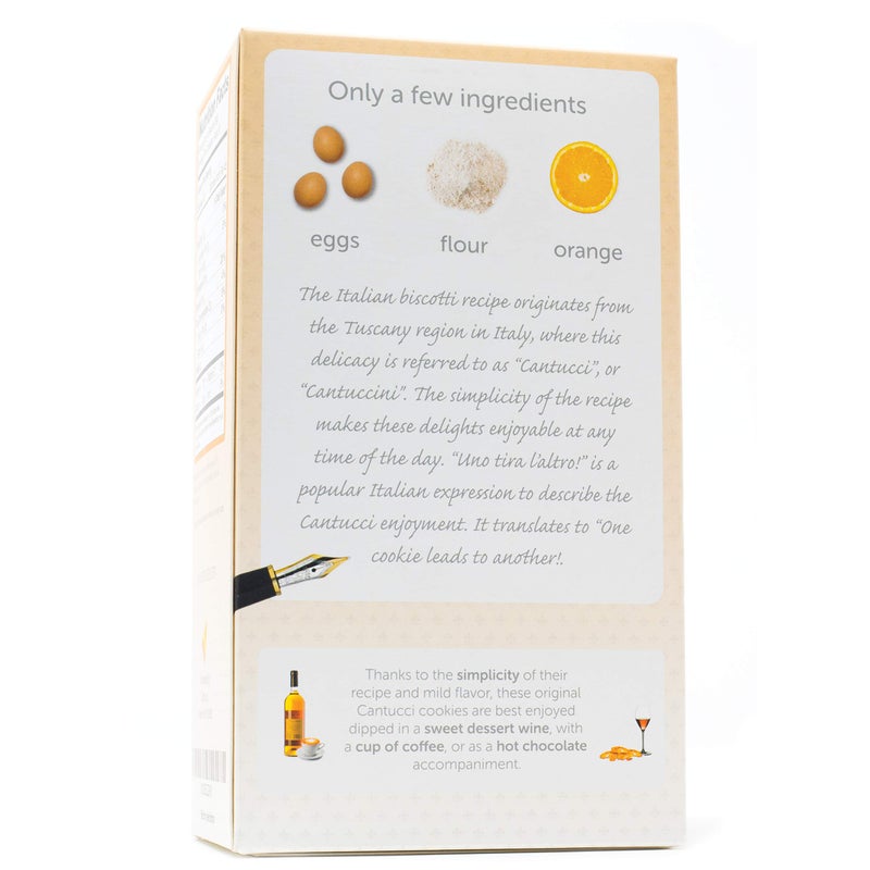 Gusta Authentic Soft Biscotti Cookies Made in Tuscany, Italy - Candied Orange - Original Two Bites Size - All Natural Ingredients - Fresh & Genuine Italian Dessert Treats - 8.82oz - Image 2