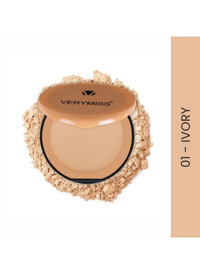 فيري مس بودرة مضغوطة طبيعية للتوهج (01 عاجي) - Image 2