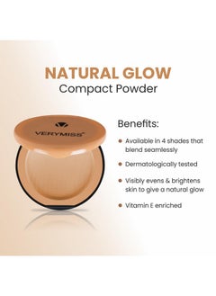 VERYMISS Natural Glow Compact Powder (01 Ivory)  - Image 3