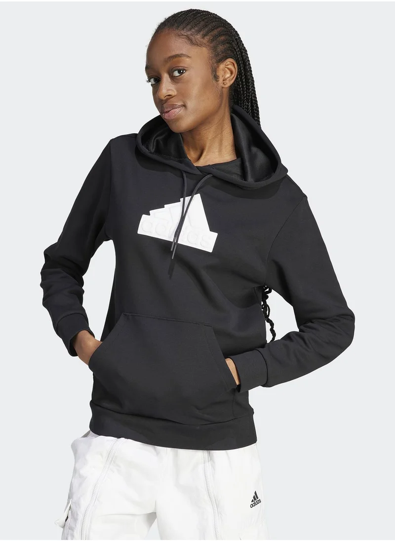 Adidas Future Icons Badge Of Sport Bomber Hoodie