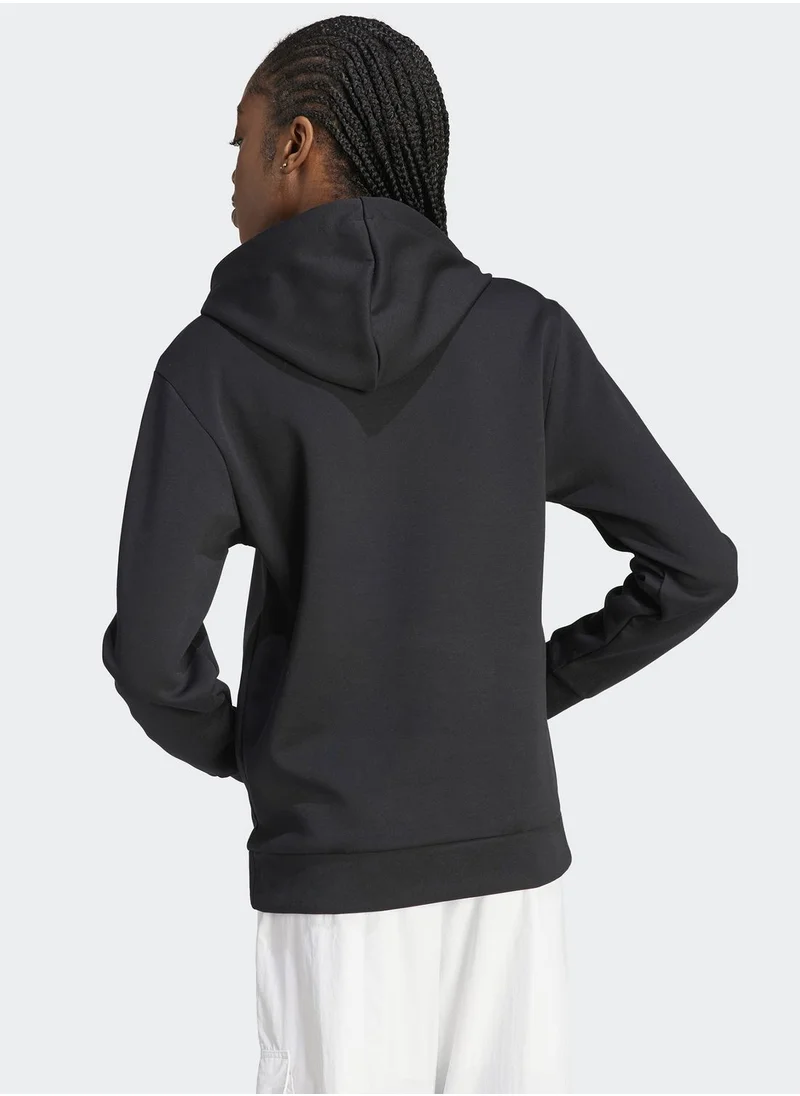 Adidas Future Icons Badge Of Sport Bomber Hoodie