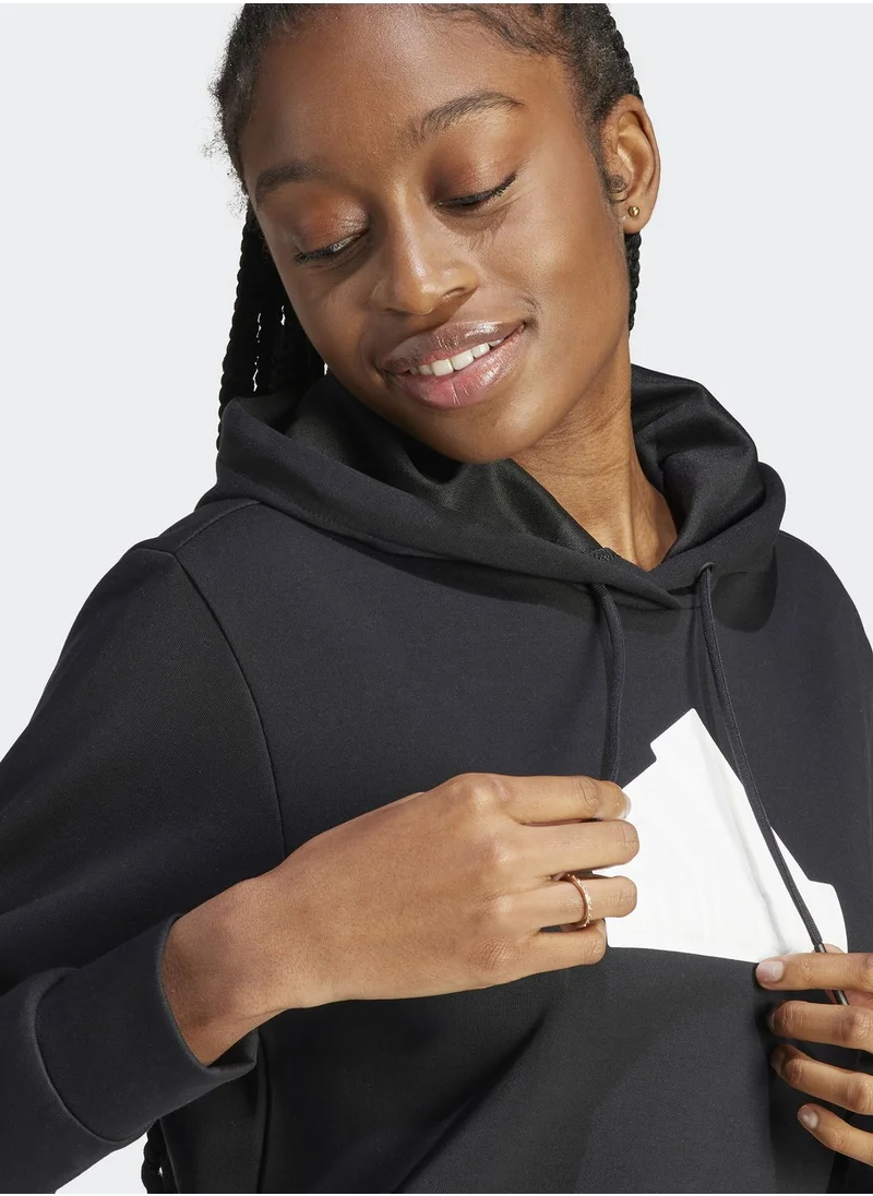 Adidas Future Icons Badge Of Sport Bomber Hoodie