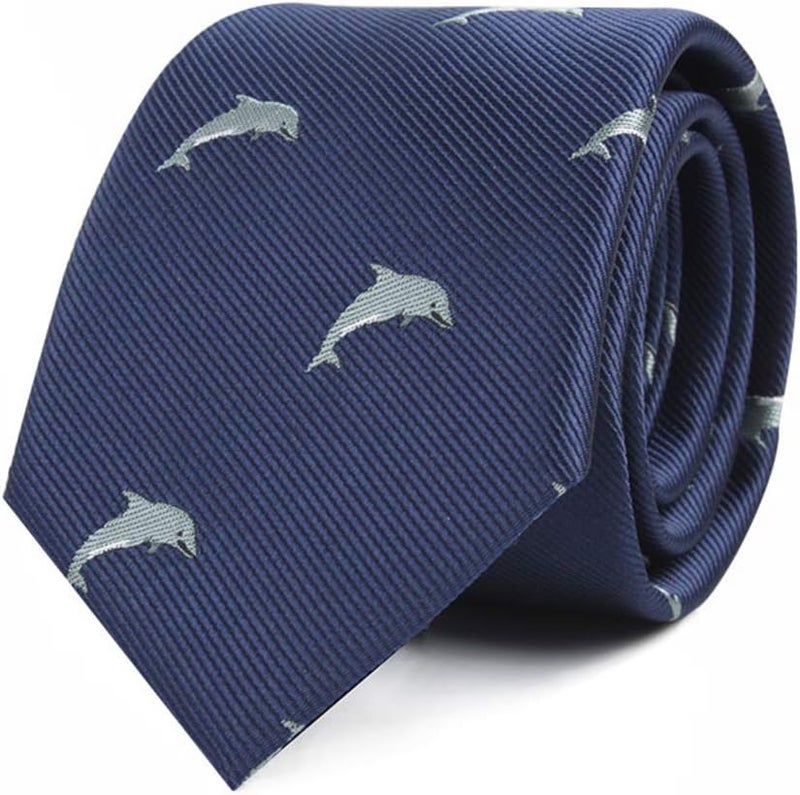 Animal Ties | Woven Skinny Neckties | Groomsmen Wedding Ties | Work Ties for Him