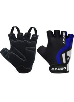 Kobo Kobo Leather WTG-26-LARGE Weight Lifting Gym Gloves Hand Protector for Fitness Training (Multicolour)  - Image 5