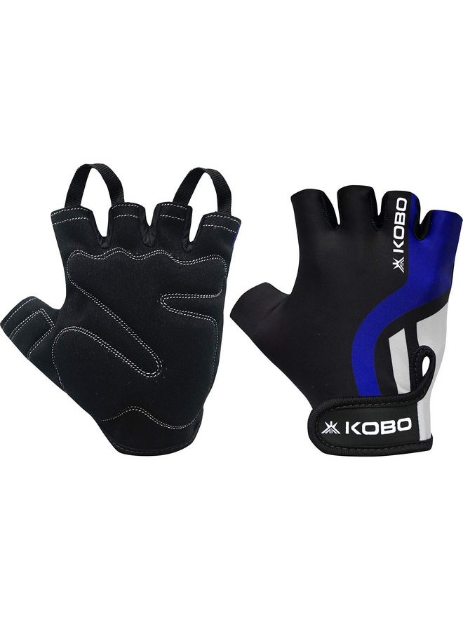 كوبو قفازات رياضية لرفع الأثقال من Kobo Leather WTG-26-LARGE لحماية اليد للتدريب على اللياقة البدنية (متعددة الألوان)  - Image 5