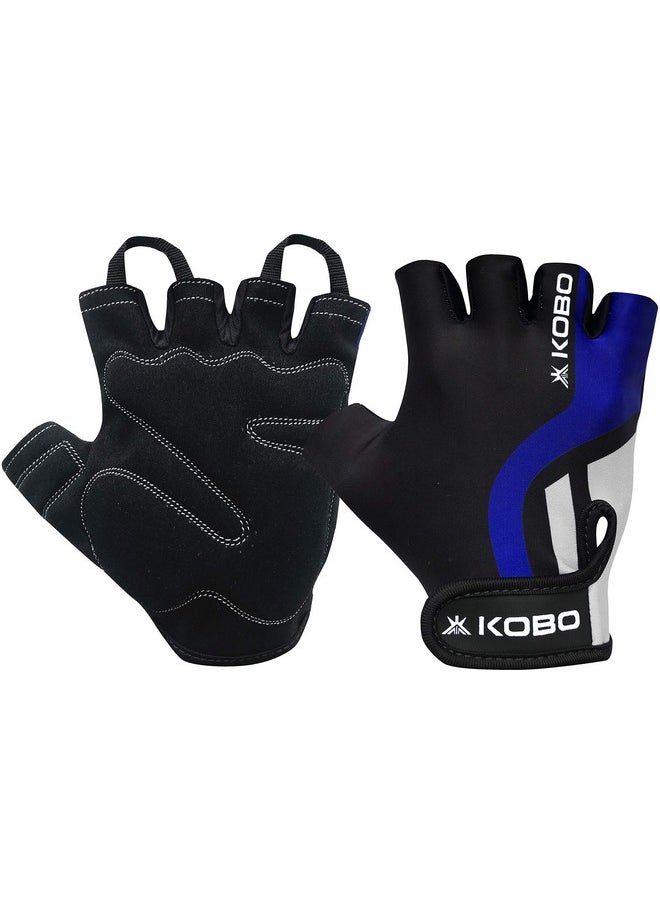 كوبو قفازات رياضية لرفع الأثقال من Kobo Leather WTG-26-LARGE لحماية اليد للتدريب على اللياقة البدنية (متعددة الألوان)  - Image 1