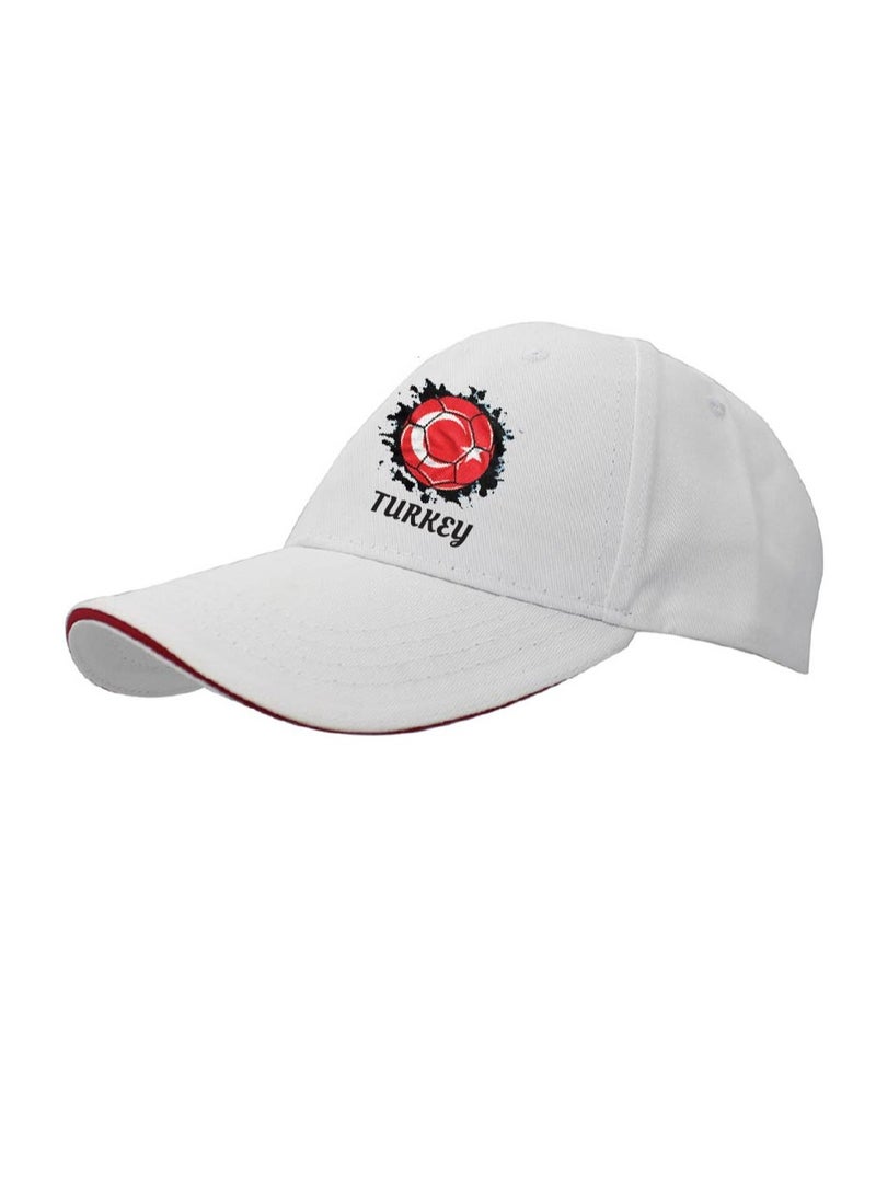 PRINTSHOP4ME Turkey Unisex Adult Football Cap For Both Men And Women With Metal Adjustable Buckle Closure-Perfect For Football Fans,Match Days,Outdoor Activities And Everyday Wear - Image 2