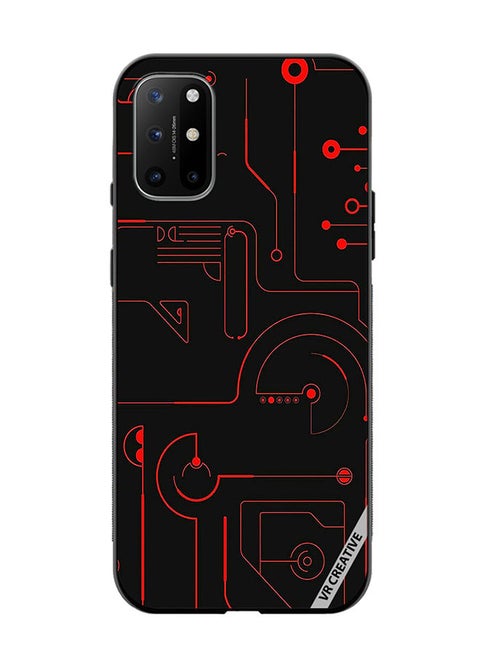 Protective Case Cover For OnePlus 8T Game Circuit Design Multicolour