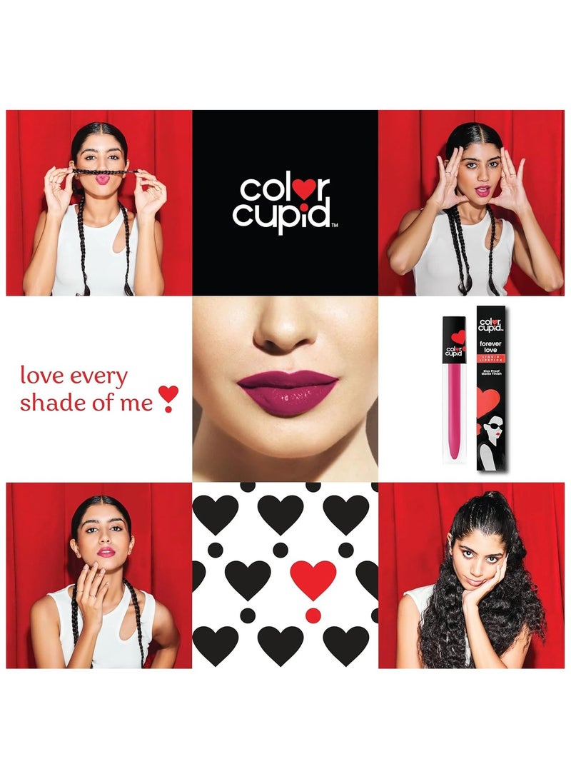 كلر كيوبيد أحمر شفاه كولور كيوبيد ليك يدوم طويلاً بينك-P LL9 4 مل - Image 3