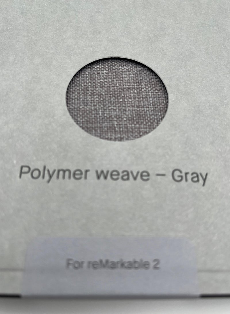 reMarkable Book Folio Polymer Weave Gray Cover for Remarkable 2 - Image 3