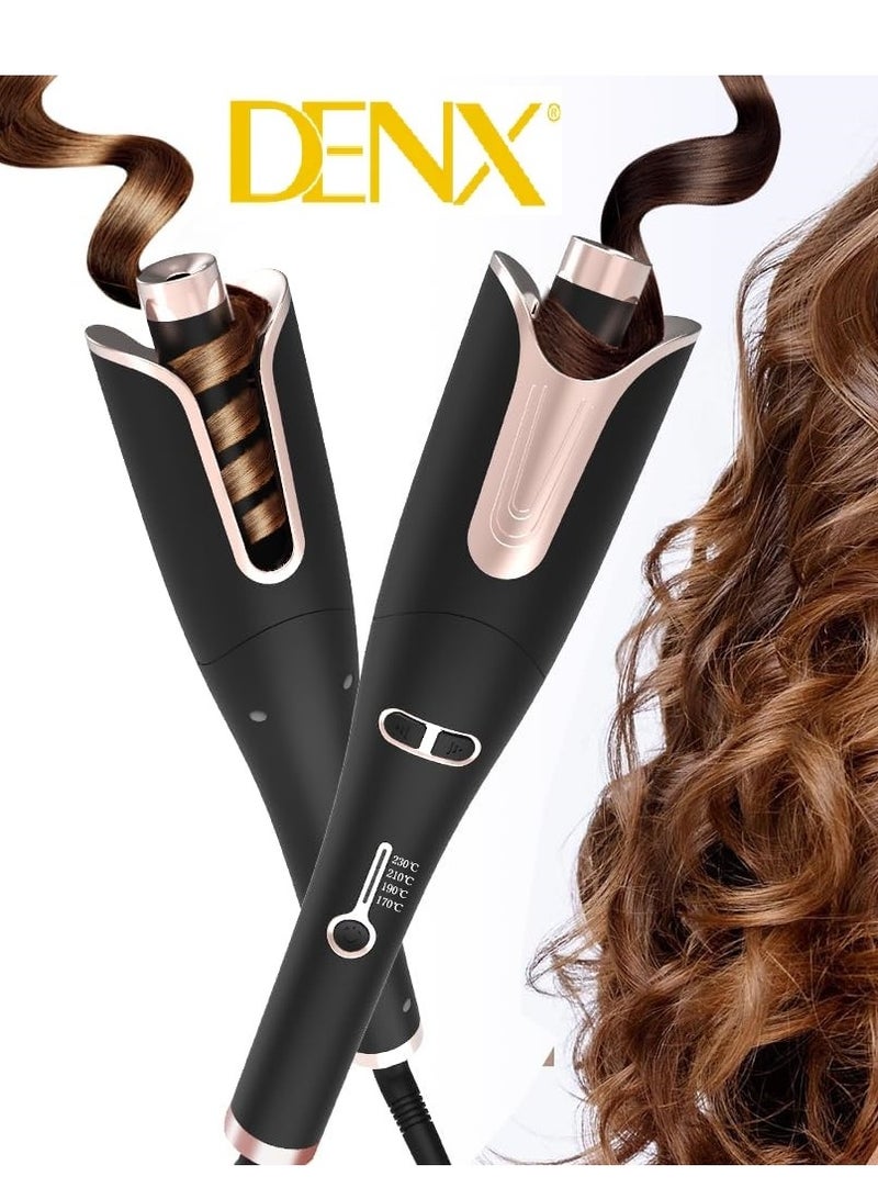 Denx Automatic curling iron Ceramic 360 Degree Automatic Rotation and Multi-Speed ​​ - Image 1